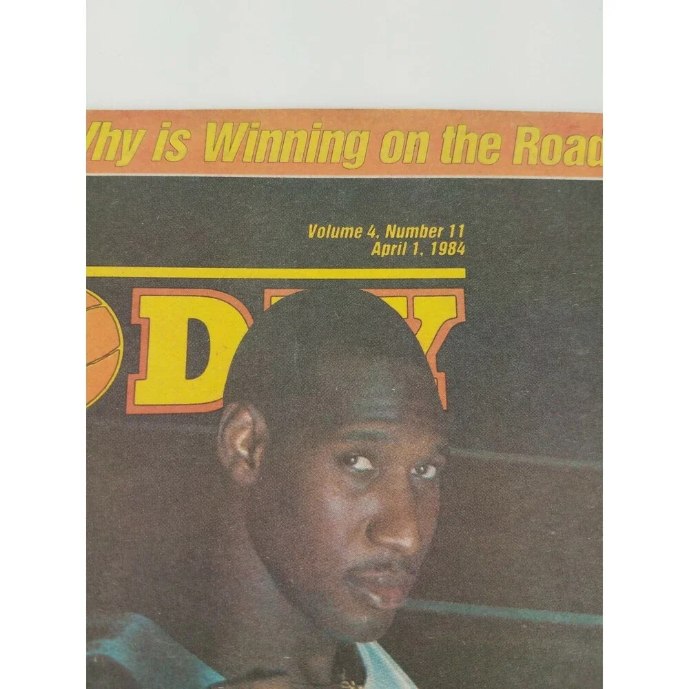 VTG 1984 NBA Today Newspaper Magazine Basketball NEW JERSEY NETS 80s RARE